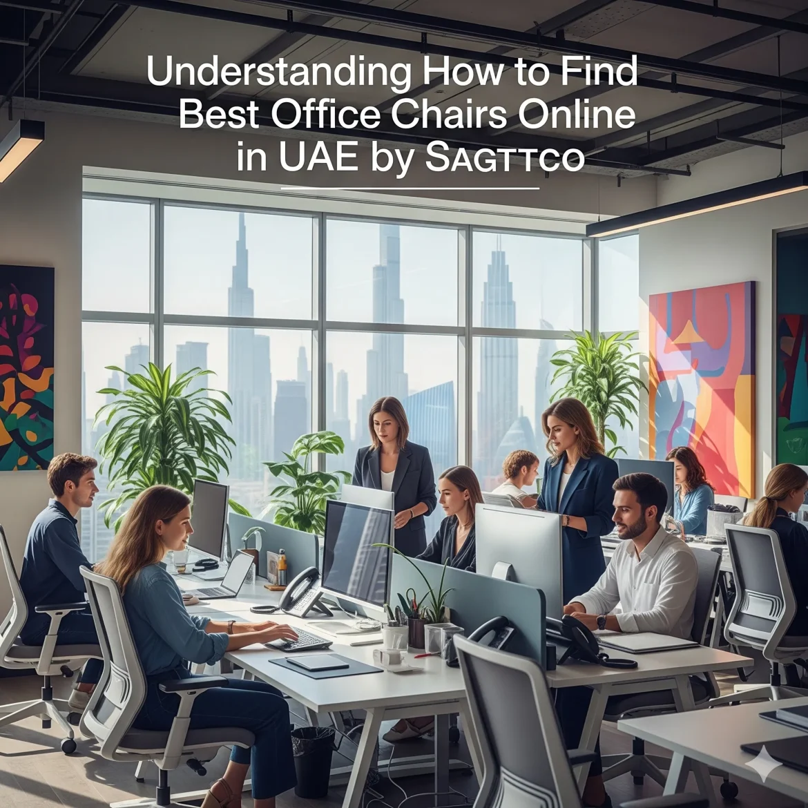 Best office chairs online in UAE with ergonomic design, office furniture Dubai, office workstations UAE, and modern office design setup.