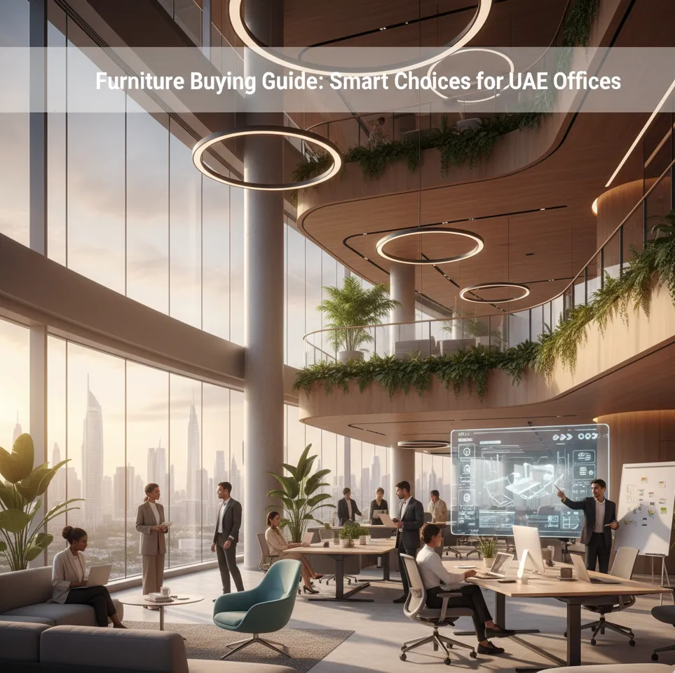 Modern office furniture Dubai and ergonomic office workstations UAE for stylish office design.